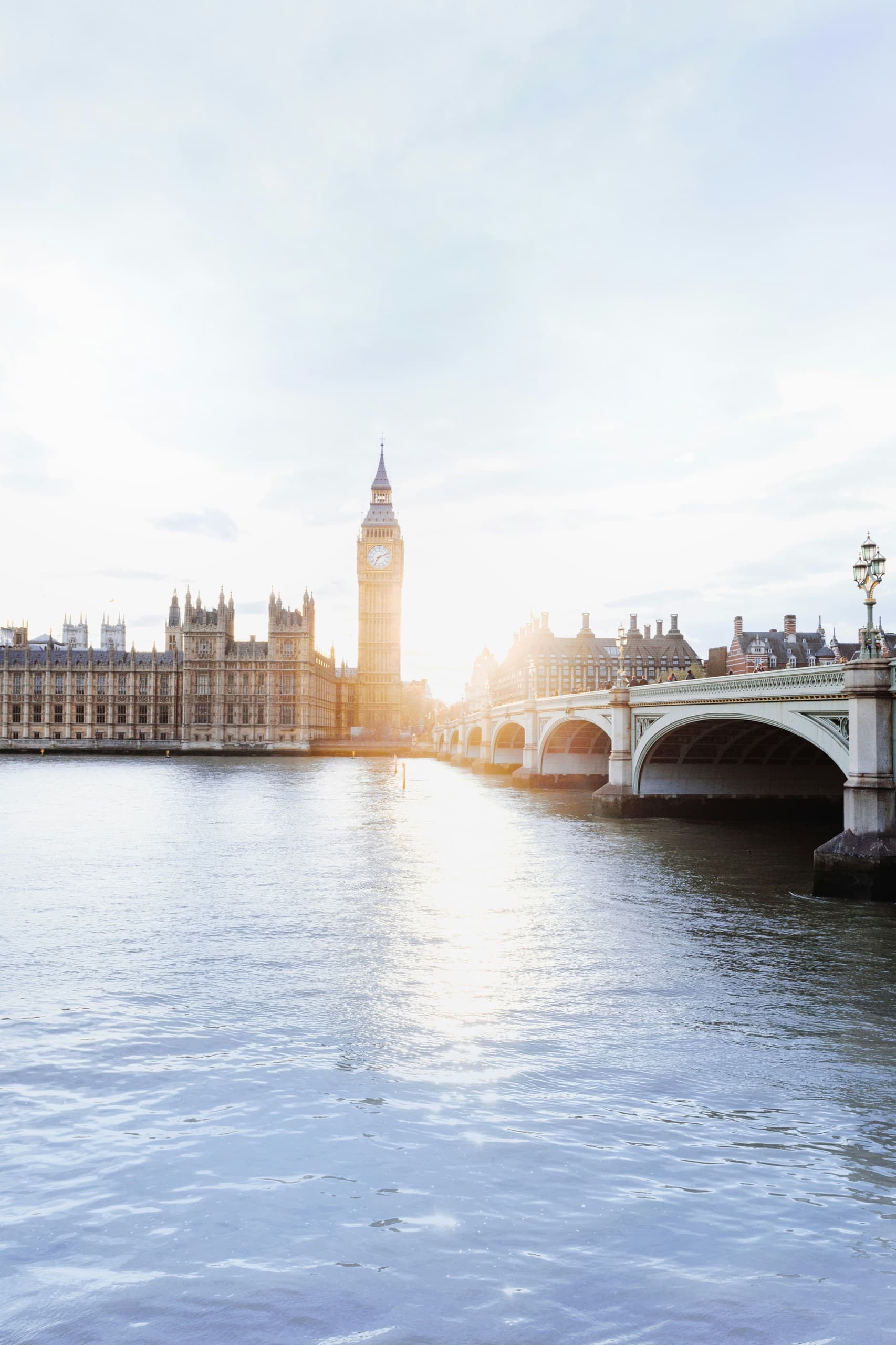 London at golden hour